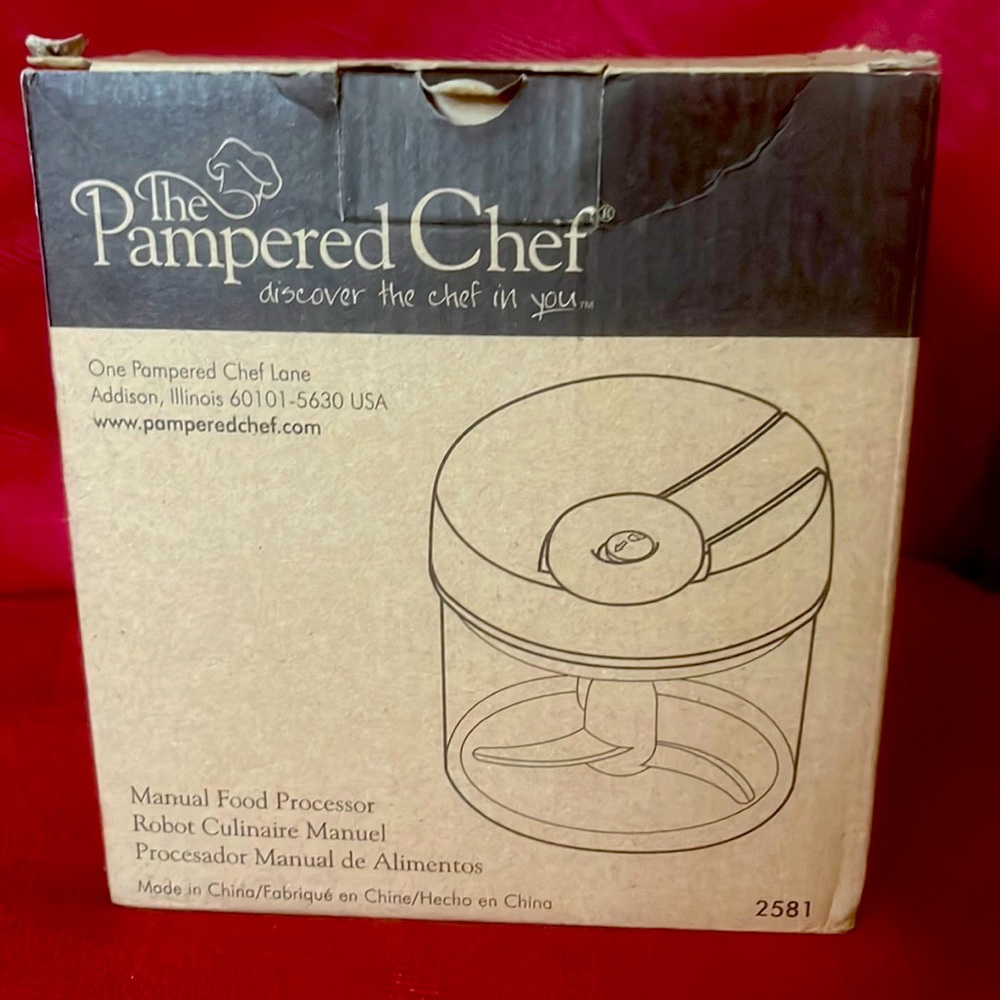 Pampered Chef Manual Food Processor